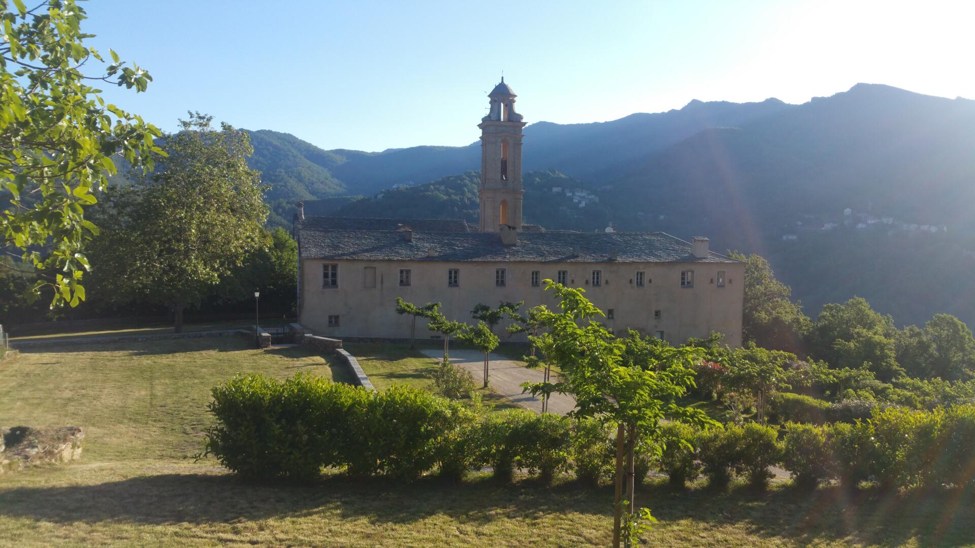 View of the Convent of Alesani (cunventu d'alisgiani in Corsican language)