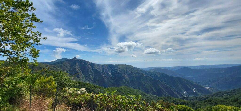 View of the sky of Corsica taken during a walk to the chapel of Sant'Alesiu