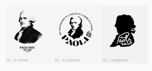 Labels made by the CDC to celebrate in 2025 the birth of Pasquale Paoli