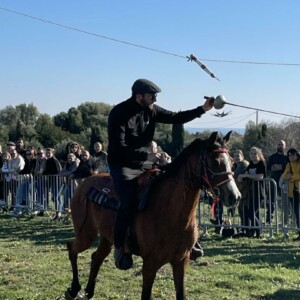 The game of the Stella during the Festa di San Marcellu 2024 in Aleria, Corsica