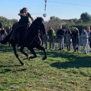 The game of the Stella during the Festa di San Marcellu 2024 in Aleria, Corsica